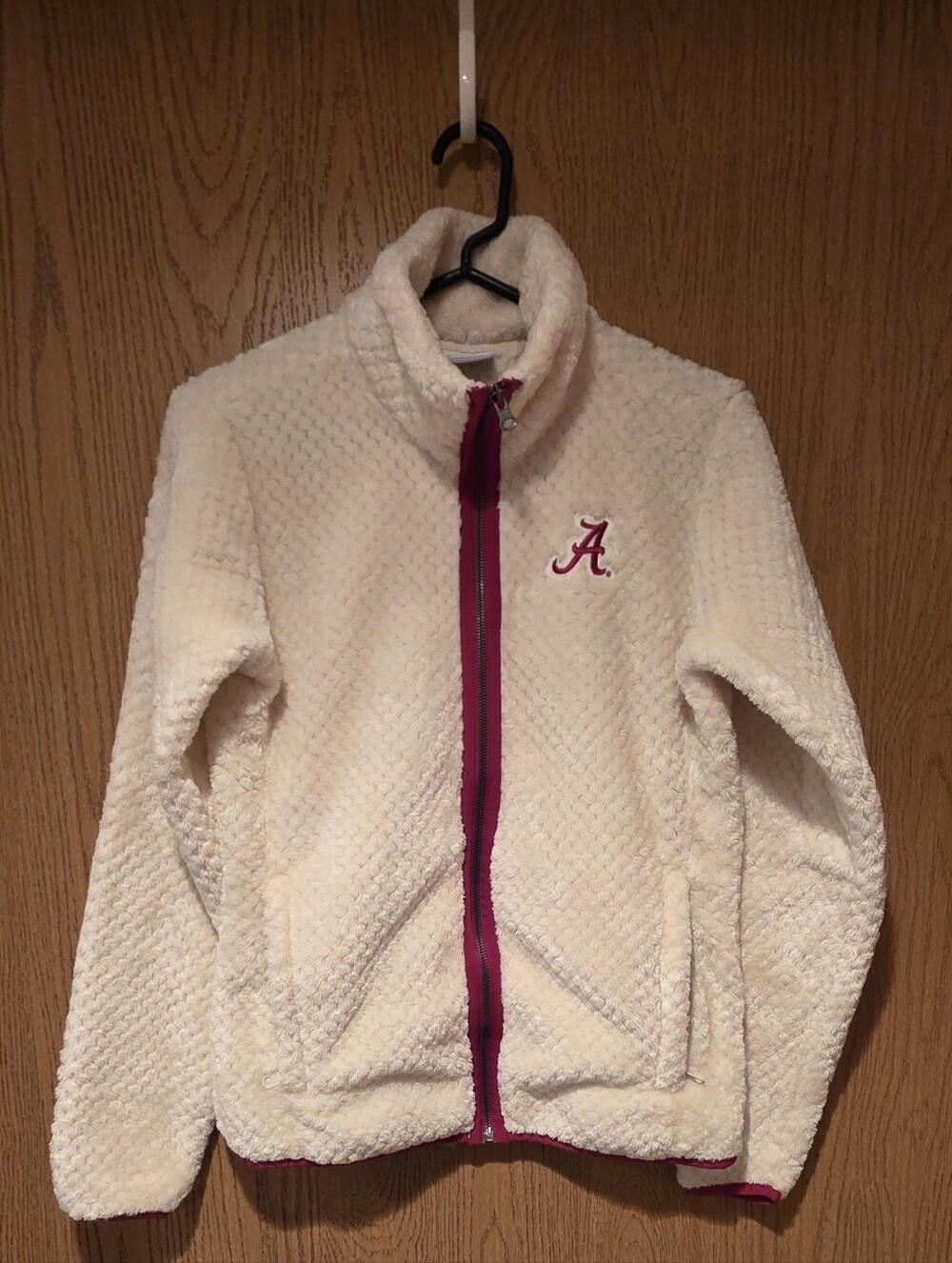 Women's Columbia Cream Alabama Crimson Tide Fireside II Sherpa Full-Zip Jacket